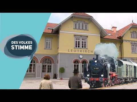 Des Volkes Stimme | Sonderzug ins Allgäu - der Bürgerbahnhof in Leutkirch